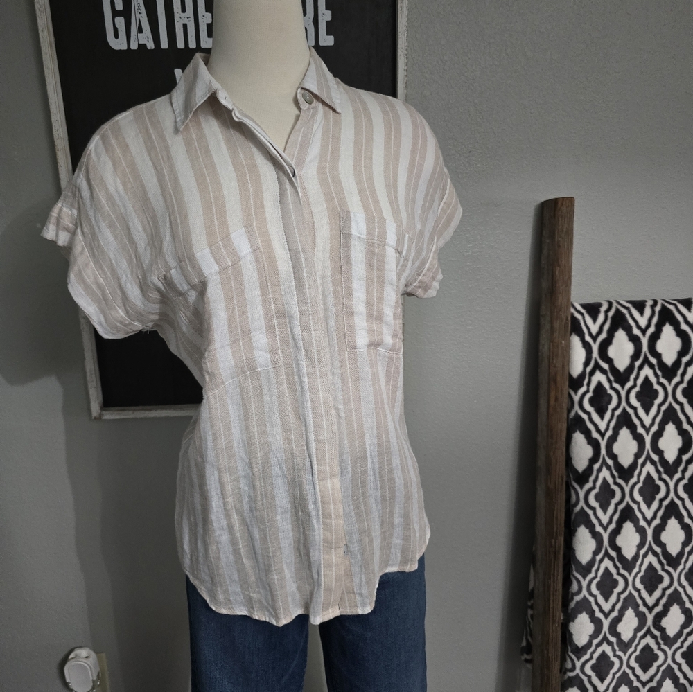 RAILS Charlie Shore Stripe NWT cap sleeve top
